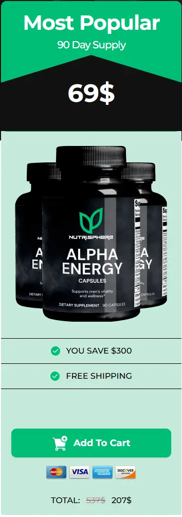 Alpha Energy 3 Bottle Price